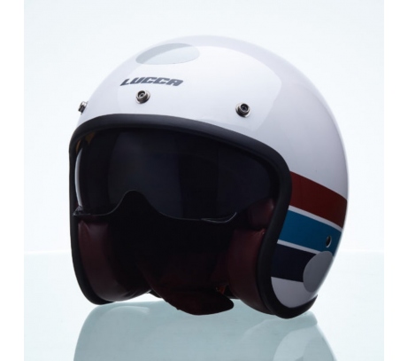 CAPACETE LUCCA SUBLIME SUNSET GLOSSY WHITE