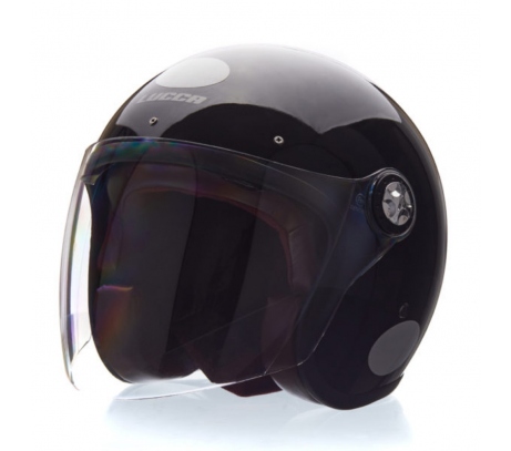 CAPACETE LUCCA GALAXY GLOSSY BLACK