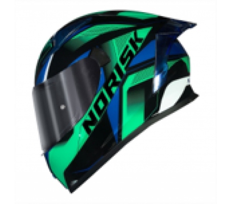 CAPACETE NORISK FLOW PULSE GREEN/BLUE 